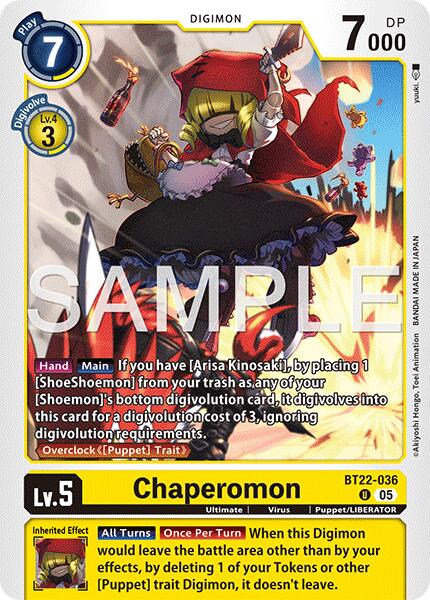 Chaperomon [BT22-036] [Cyber Eden] | Shuffle n Cut Hobbies & Games