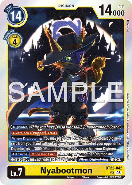 Nyabootmon [BT22-042] [Cyber Eden] | Shuffle n Cut Hobbies & Games