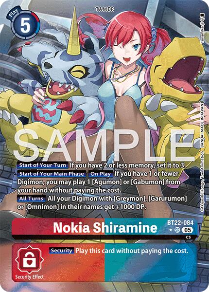 Nokia Shiramine [BT22-084] (Alternate Art) [Cyber Eden] | Shuffle n Cut Hobbies & Games