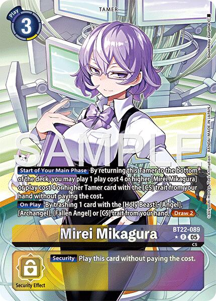 Mirei Mikagura [BT22-089] (Alternate Art) [Cyber Eden]