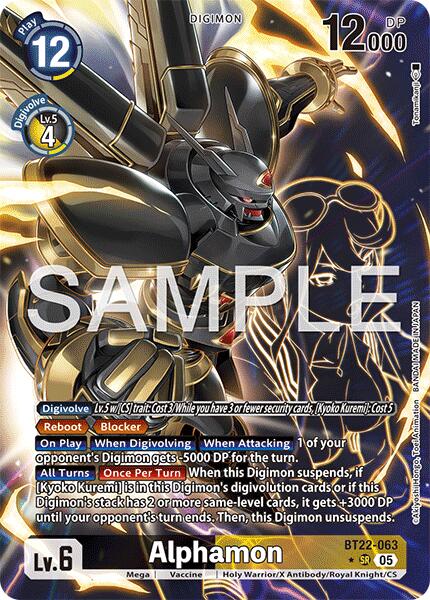 Alphamon [BT22-063] (Alternate Art) [Cyber Eden] | Shuffle n Cut Hobbies & Games