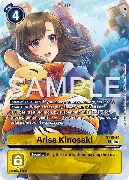 Arisa Kinosaki [ST19-14] (Digimon Liberator Debuggers Set) [Starter Deck: Fable Waltz] | Shuffle n Cut Hobbies & Games