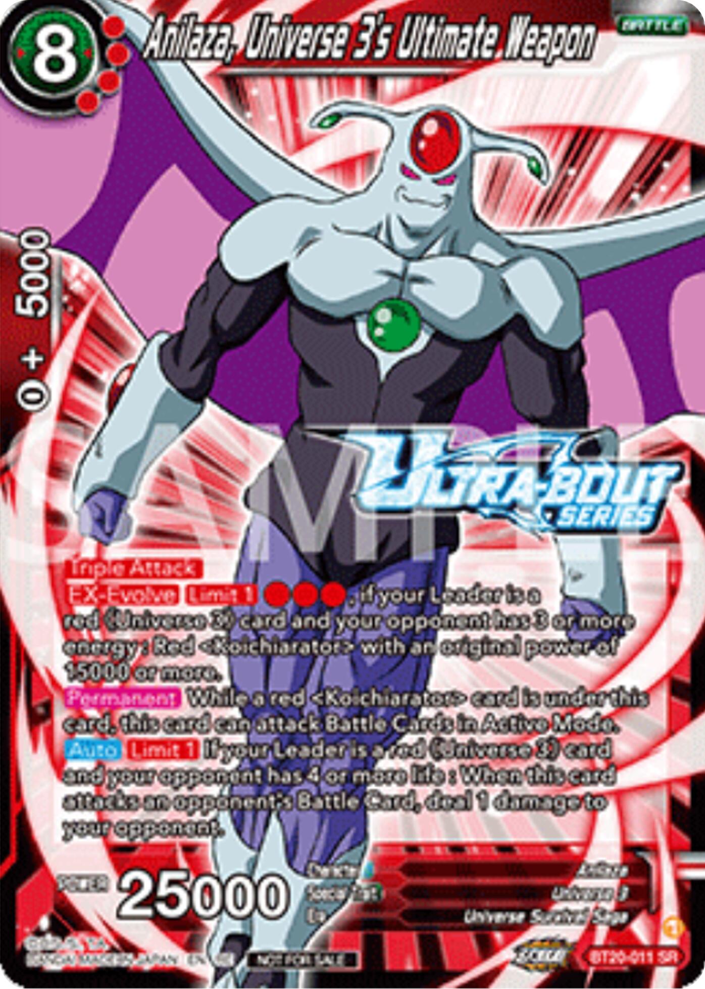 Anilaza, Universe 3's Ultimate Weapon (Event Pack 17) (BT20-011) [Promotion Cards] | Shuffle n Cut Hobbies & Games