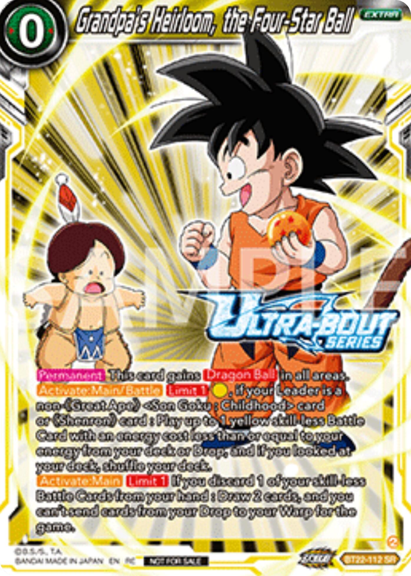 Grandpa's Heirloom, the Four-Star Ball (Event Pack 17) (BT22-112) [Promotion Cards] | Shuffle n Cut Hobbies & Games