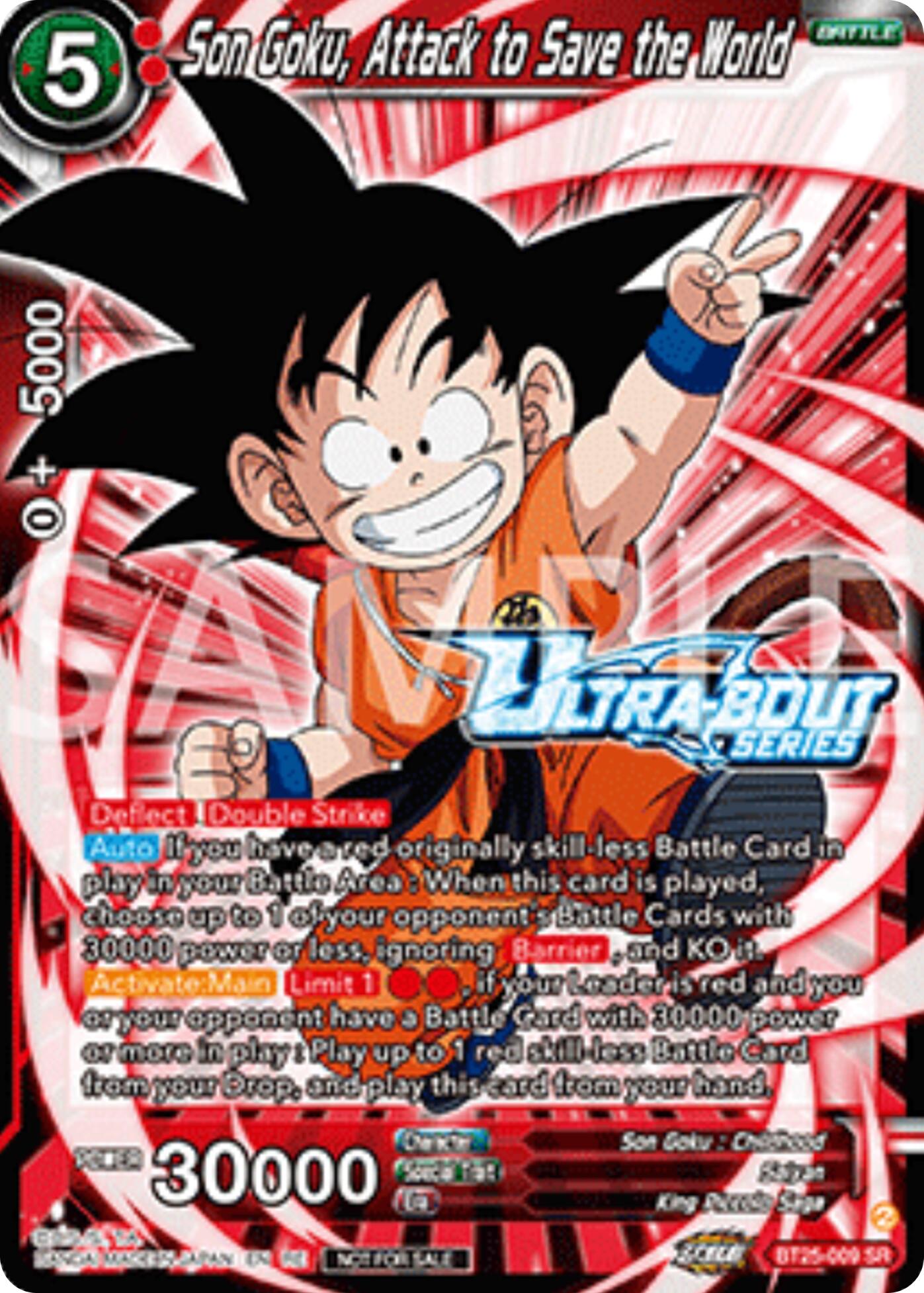 Son Goku, Attack to Save the World (Event Pack 17) (BT25-009) [Promotion Cards] | Shuffle n Cut Hobbies & Games