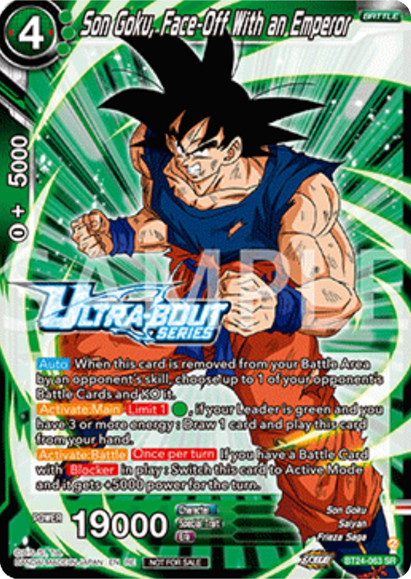 Son Goku, Face-Off With an Emperor (Event Pack 17) (BT24-063) [Promotion Cards] | Shuffle n Cut Hobbies & Games