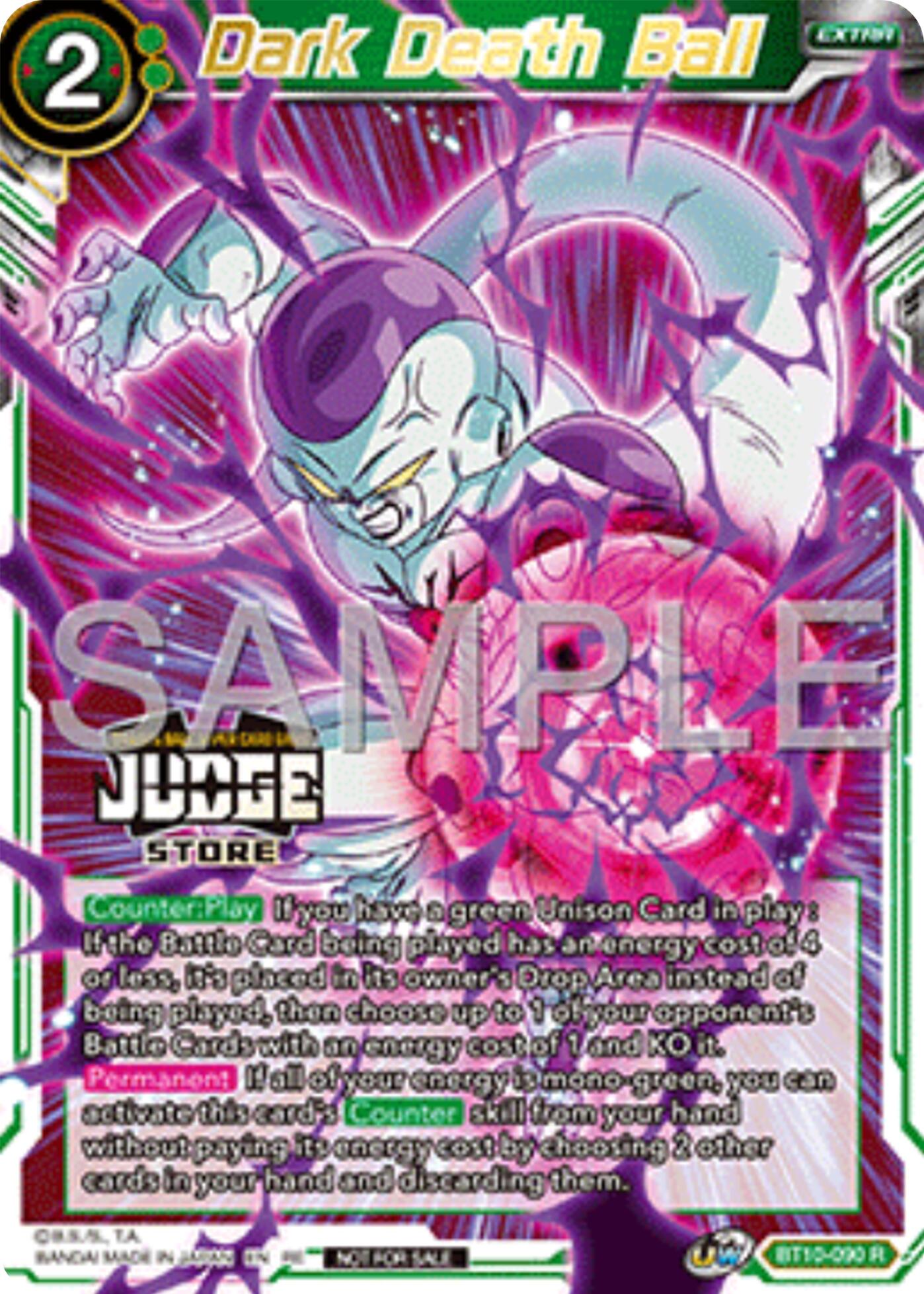 Dark Death Ball (Judge Pack Vol.17) (Store) (BT10-090) [Tournament Promotion Cards] | Shuffle n Cut Hobbies & Games