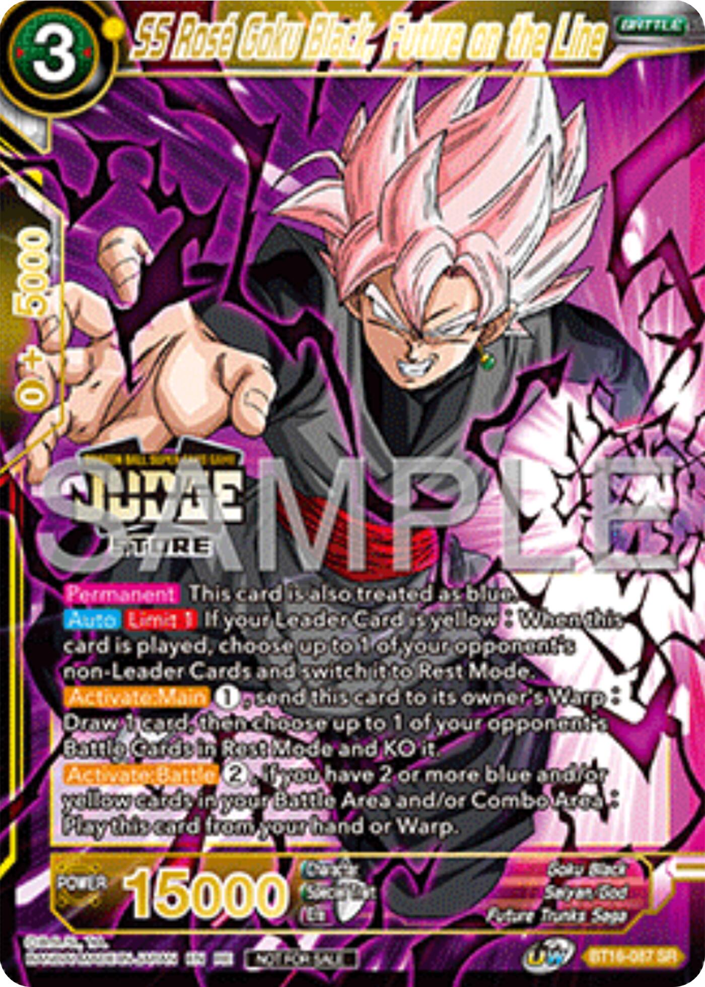 SS Rose Goku Black, Future on the Line (Judge Pack Vol.17) (Store) (BT16-087) [Tournament Promotion Cards] | Shuffle n Cut Hobbies & Games