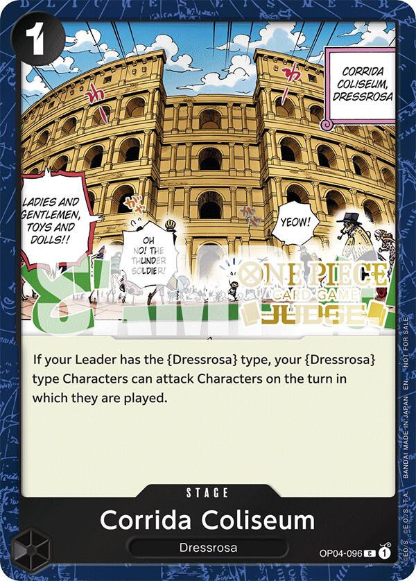 Corrida Coliseum (Judge Pack Vol. 6) [One Piece Promotion Cards] | Shuffle n Cut Hobbies & Games