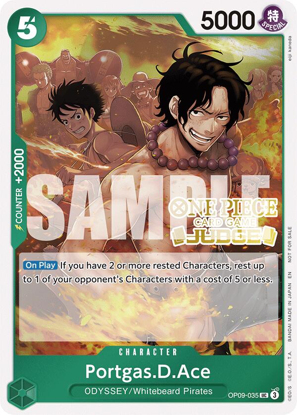 Portgas.D.Ace (Judge Pack Vol. 6) [One Piece Promotion Cards] | Shuffle n Cut Hobbies & Games
