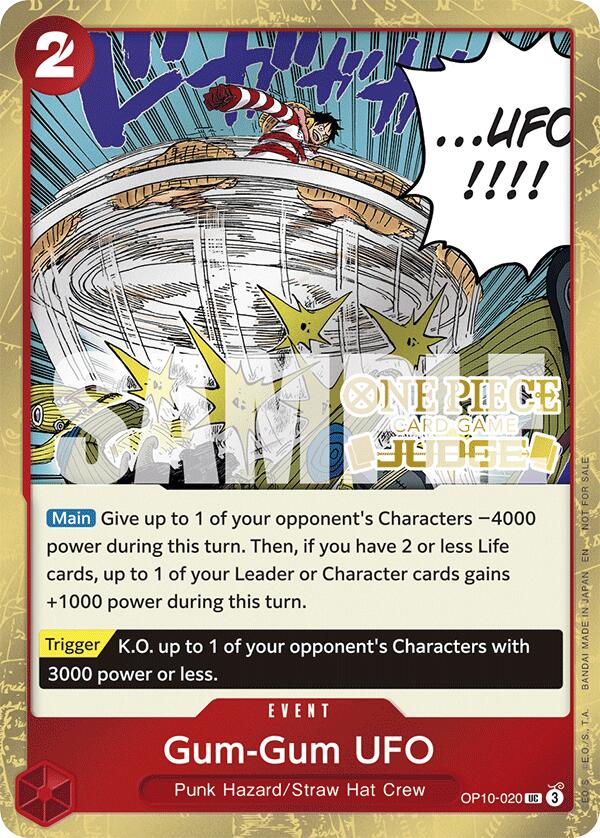 Gum-Gum UFO (Judge Pack Vol. 6) [One Piece Promotion Cards] | Shuffle n Cut Hobbies & Games