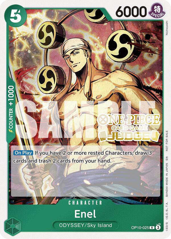 Enel (Judge Pack Vol. 6) [One Piece Promotion Cards] | Shuffle n Cut Hobbies & Games