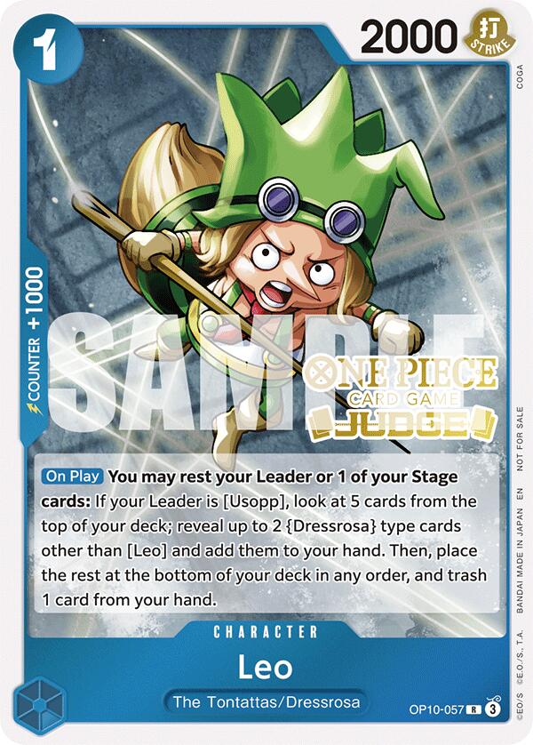Leo (Judge Pack Vol. 6) [One Piece Promotion Cards] | Shuffle n Cut Hobbies & Games