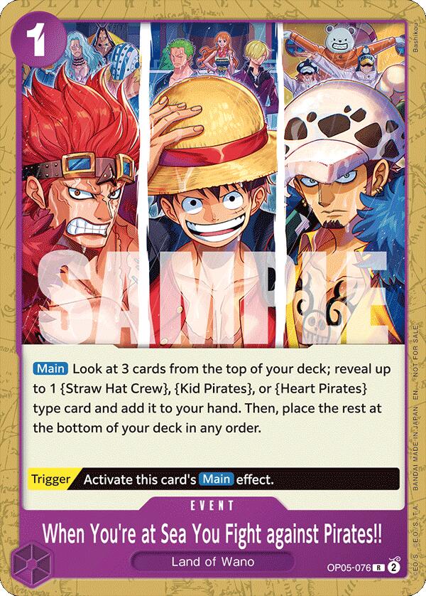 When You're at Sea You Fight against Pirates!! (2025 Pirates League Store) [Qualifier] [One Piece Promotion Cards] | Shuffle n Cut Hobbies & Games