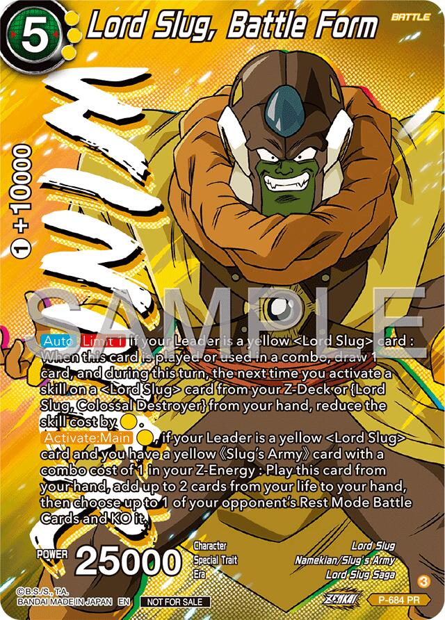 Lord Slug, Battle Form (Zenkai Series Tournament Pack Vol.12) (Winner) (P-684) [Tournament Promotion Cards] | Shuffle n Cut Hobbies & Games
