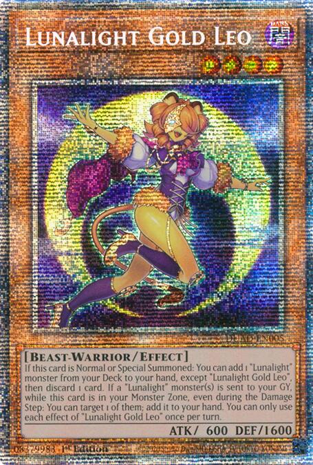 Lunalight Gold Leo (Starlight Rare) [DUAD-EN005] Starlight Rare | Shuffle n Cut Hobbies & Games