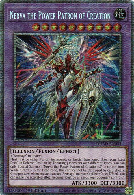 Nerva the Power Patron of Creation (Starlight Rare) [DUAD-EN033] Starlight Rare | Shuffle n Cut Hobbies & Games