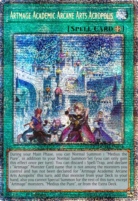 Artmage Academic Arcane Arts Acropolis (Starlight Rare) [DUAD-EN054] Starlight Rare | Shuffle n Cut Hobbies & Games