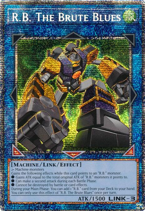 R.B. The Brute Blues (Starlight Rare) [DUAD-EN094] Starlight Rare | Shuffle n Cut Hobbies & Games