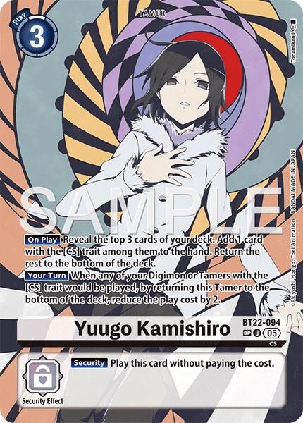 Yuugo Kamishiro [BT22-094] (SP) [Cyber Eden] | Shuffle n Cut Hobbies & Games
