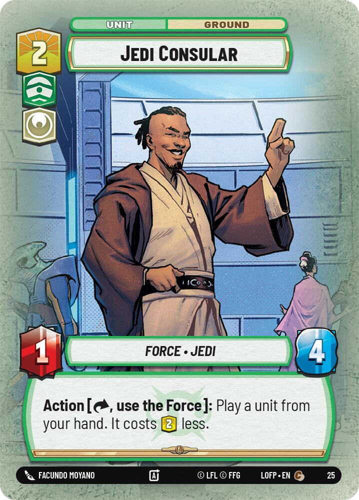 Jedi Consular (25) (25) [Legends of the Force: Weekly Play] | Shuffle n Cut Hobbies & Games