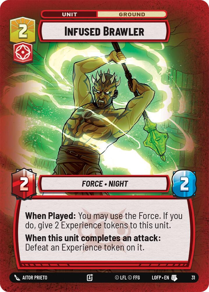 Infused Brawler (31) (31) [Legends of the Force: Weekly Play] | Shuffle n Cut Hobbies & Games