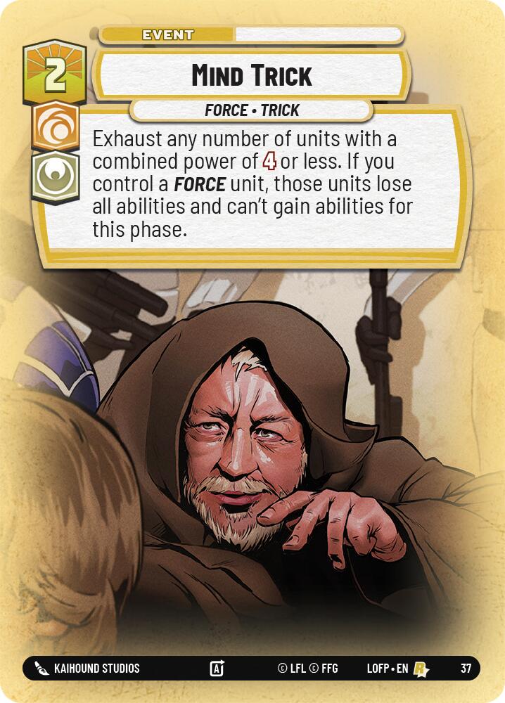 Mind Trick (37) (37) [Legends of the Force: Weekly Play] | Shuffle n Cut Hobbies & Games
