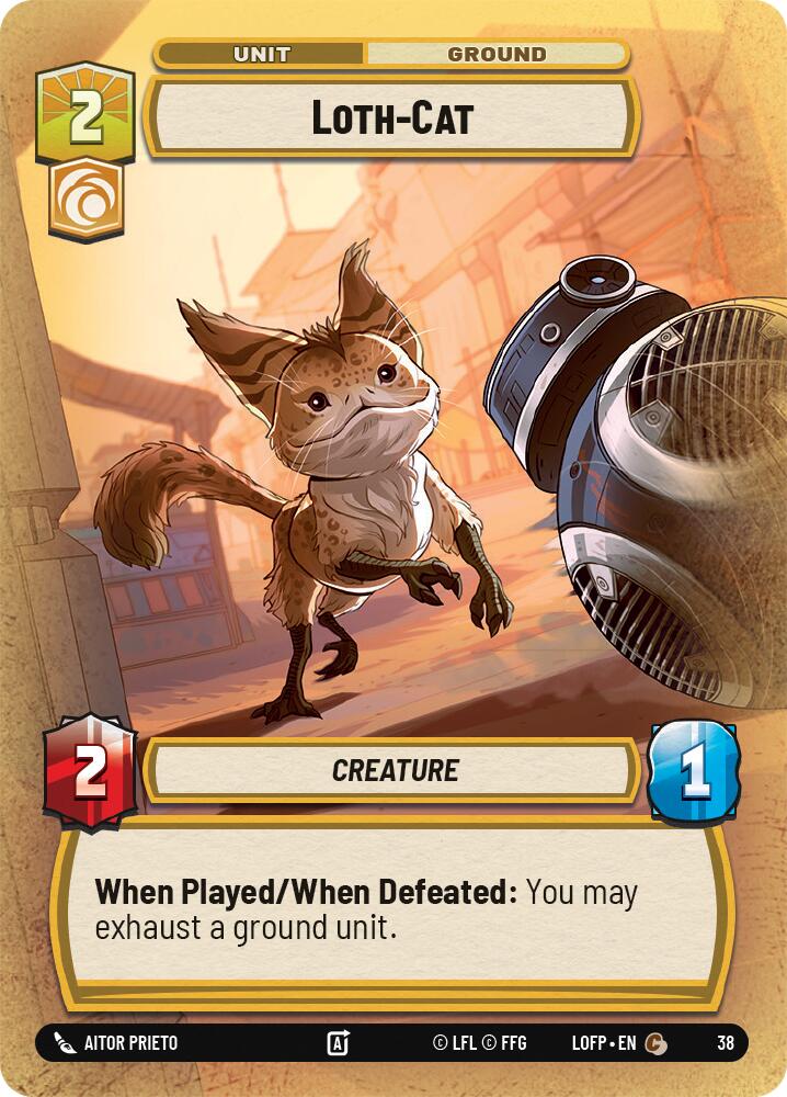Loth-Cat (38) (38) [Legends of the Force: Weekly Play] | Shuffle n Cut Hobbies & Games