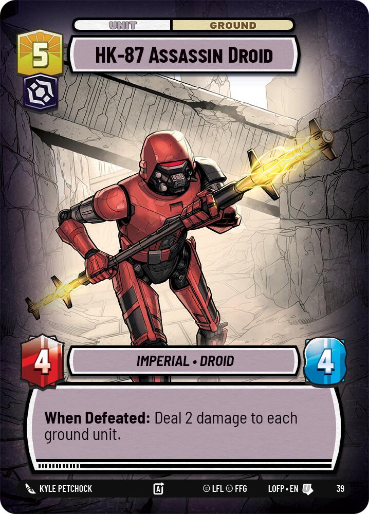 HK-87 Assassin Droid (39) (39) [Legends of the Force: Weekly Play] | Shuffle n Cut Hobbies & Games