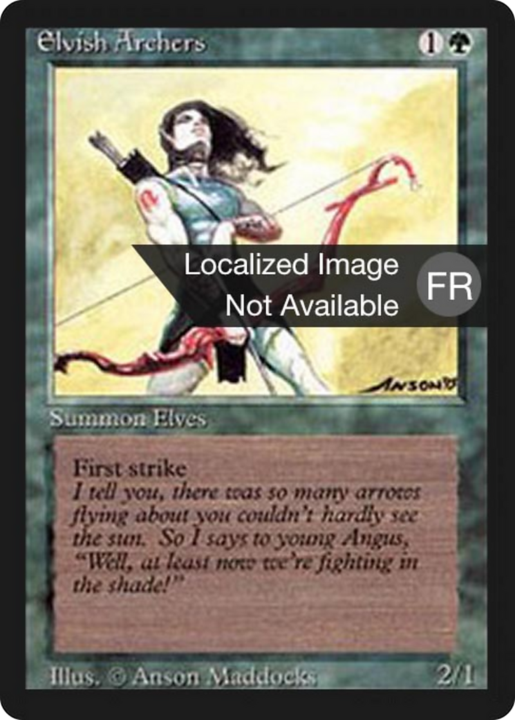 Elvish Archers [Foreign Black Border] | Shuffle n Cut Hobbies & Games