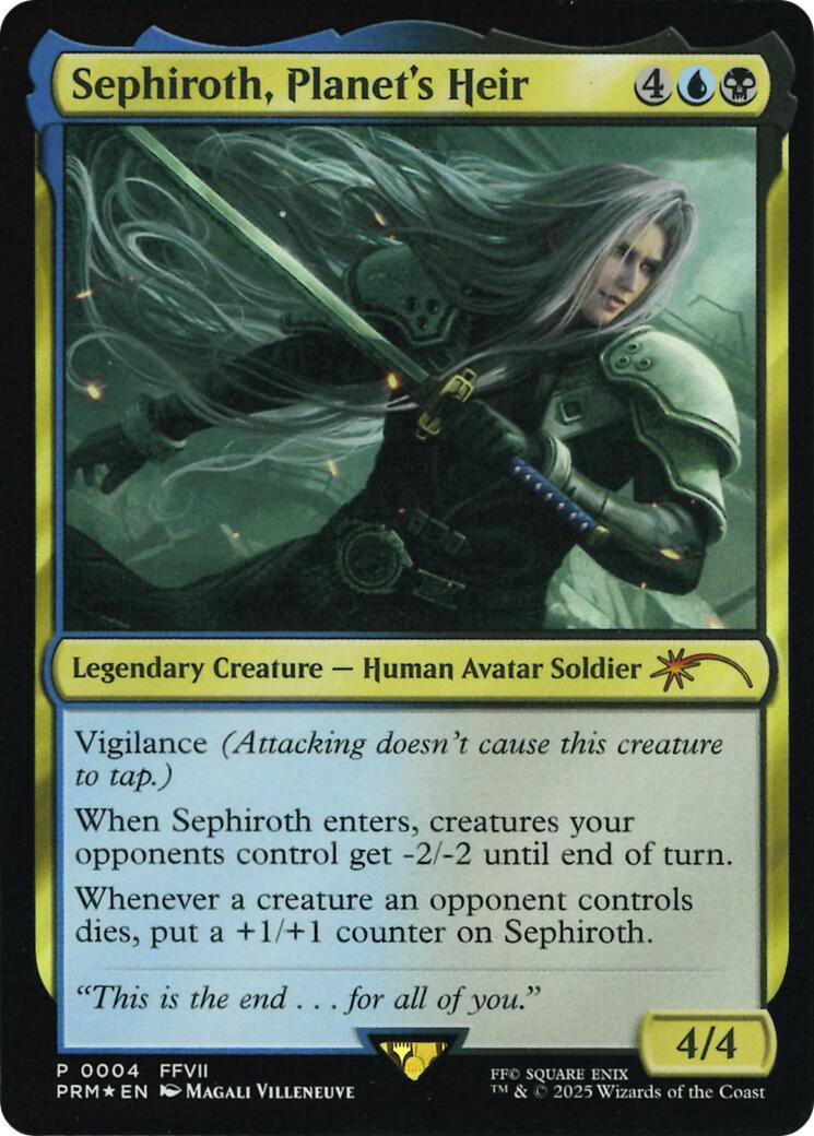 Sephiroth, Planet's Heir (Costco Bundle) [FINAL FANTASY Promos] | Shuffle n Cut Hobbies & Games
