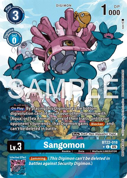 Sangomon [BT22-018] (Box Topper) [Cyber Eden] | Shuffle n Cut Hobbies & Games