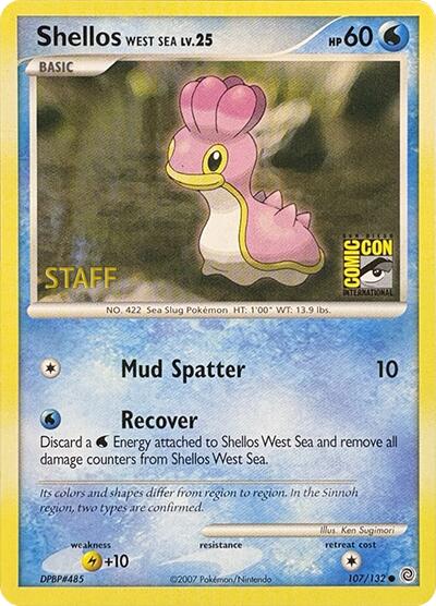 Shellos West Sea (107/132) (SDCC 2007 Staff) [Miscellaneous Cards] | Shuffle n Cut Hobbies & Games