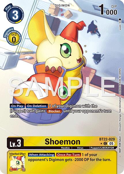 Shoemon [BT22-029] (Box Topper) [Cyber Eden] | Shuffle n Cut Hobbies & Games