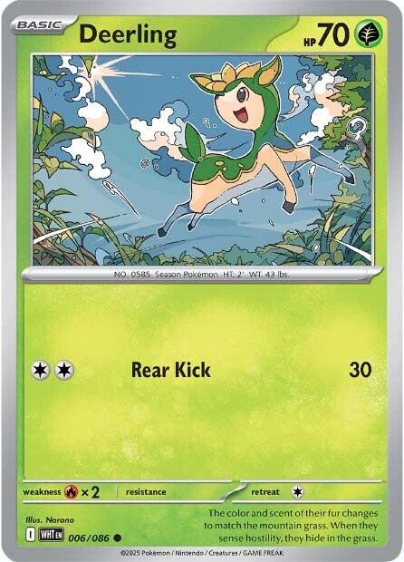 Deerling (006/086) [Scarlet & Violet: White Flare] | Shuffle n Cut Hobbies & Games