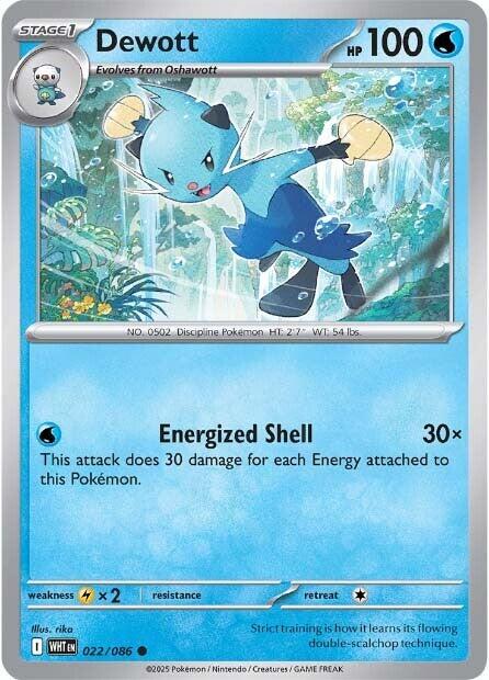 Dewott (022/086) [Scarlet & Violet: White Flare] | Shuffle n Cut Hobbies & Games