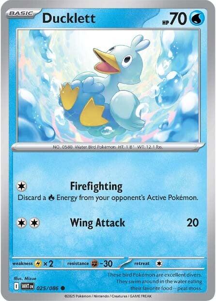 Ducklett (025/086) [Scarlet & Violet: White Flare] | Shuffle n Cut Hobbies & Games