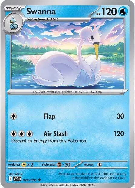 Swanna (026/086) [Scarlet & Violet: White Flare] | Shuffle n Cut Hobbies & Games