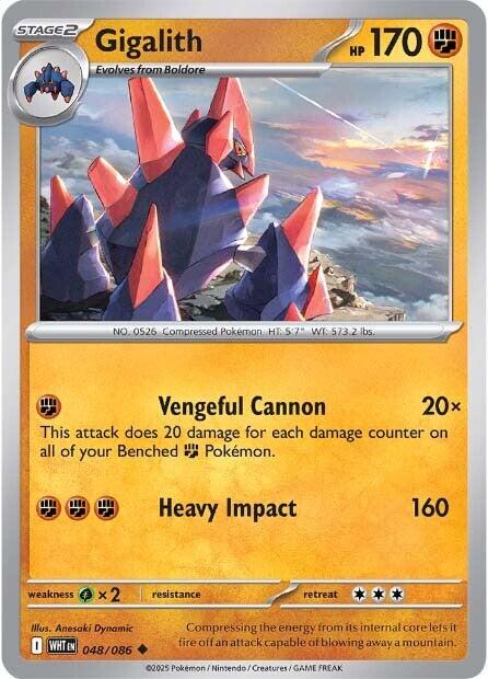 Gigalith (048/086) [Scarlet & Violet: White Flare] | Shuffle n Cut Hobbies & Games
