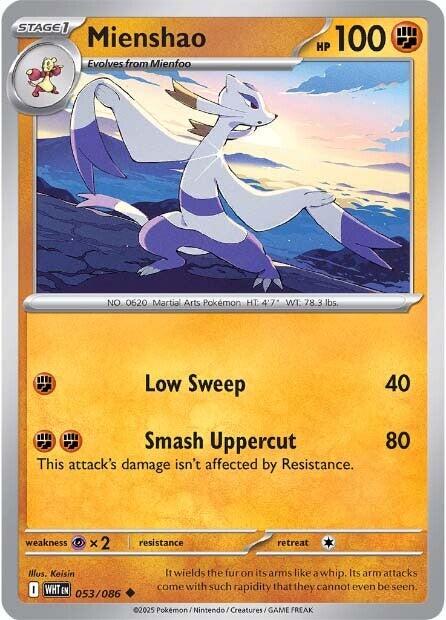 Mienshao (053/086) [Scarlet & Violet: White Flare] | Shuffle n Cut Hobbies & Games