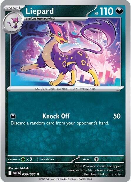 Liepard (056/086) [Scarlet & Violet: White Flare] | Shuffle n Cut Hobbies & Games
