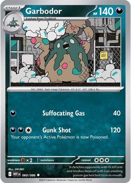 Garbodor (060/086) [Scarlet & Violet: White Flare] | Shuffle n Cut Hobbies & Games
