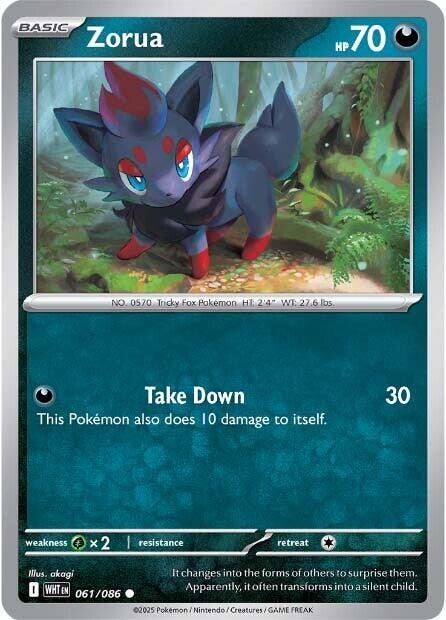 Zorua (061/086) [Scarlet & Violet: White Flare] | Shuffle n Cut Hobbies & Games