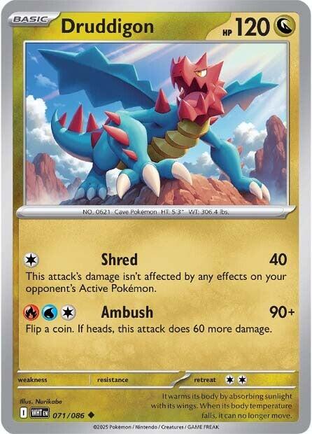 Druddigon (071/086) [Scarlet & Violet: White Flare] | Shuffle n Cut Hobbies & Games