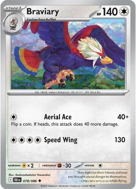 Braviary (078/086) [Scarlet & Violet: Black Bolt] | Shuffle n Cut Hobbies & Games