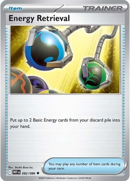 Energy Retrieval (082/086) [Scarlet & Violet: White Flare] | Shuffle n Cut Hobbies & Games
