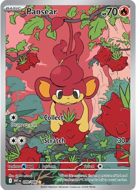 Pansear (099/086) [Scarlet & Violet: White Flare] | Shuffle n Cut Hobbies & Games