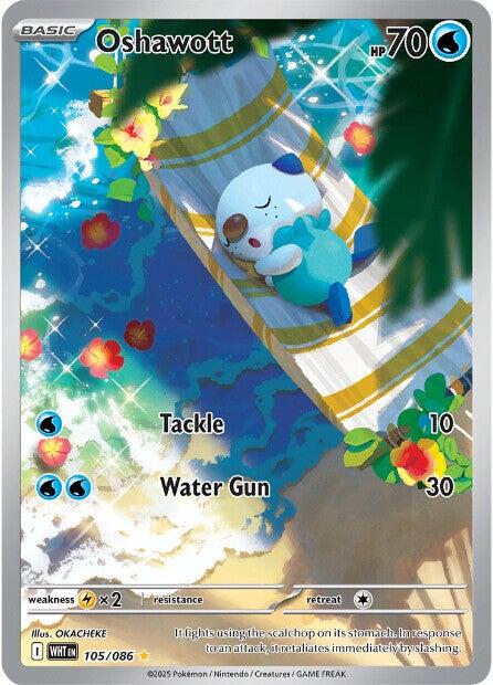 Oshawott (105/086) [Scarlet & Violet: White Flare] | Shuffle n Cut Hobbies & Games