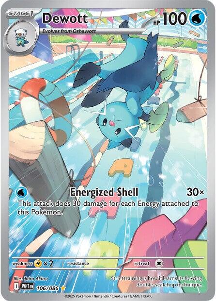 Dewott (106/086) [Scarlet & Violet: White Flare] | Shuffle n Cut Hobbies & Games