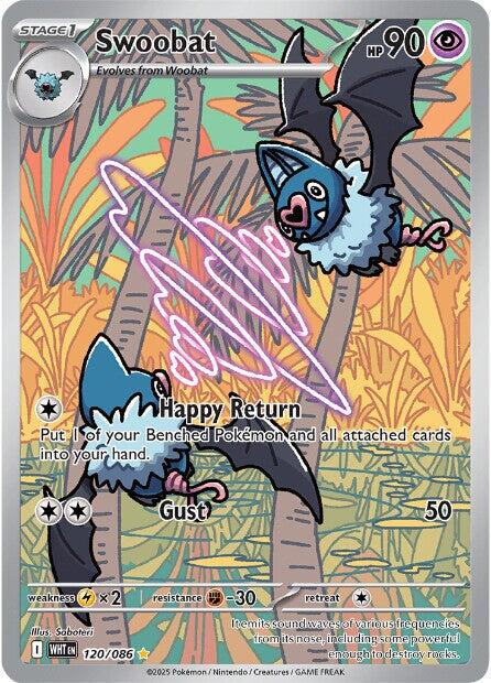 Swoobat (120/086) [Scarlet & Violet: White Flare] | Shuffle n Cut Hobbies & Games